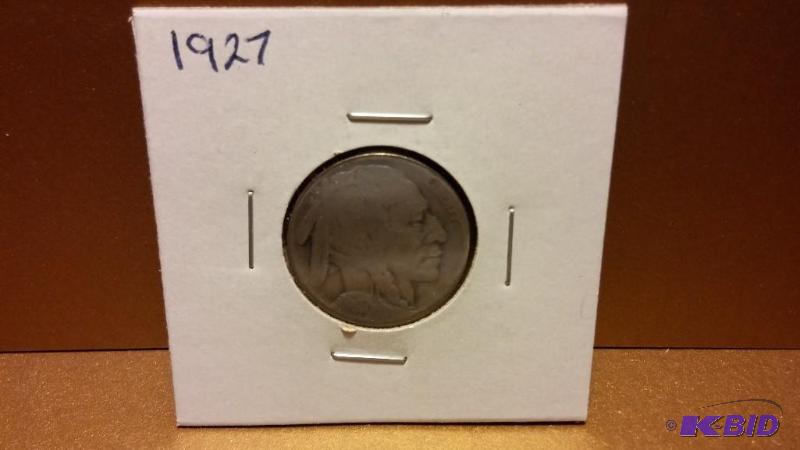 1927 BUFFALO NICKEL...