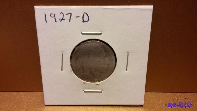 1927-D BUFFALO NICKEL...