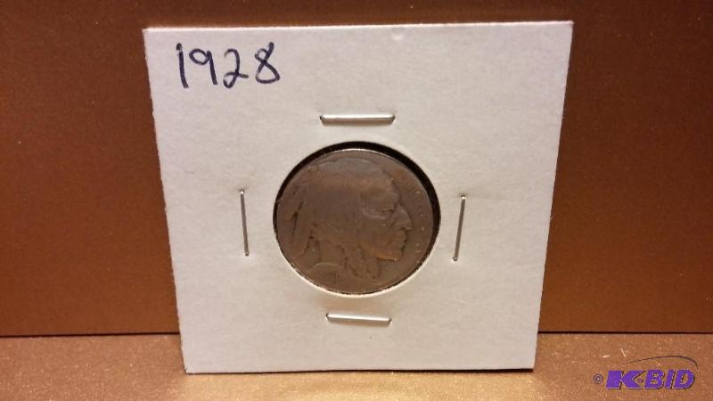 1928 BUFFALO NICKEL...