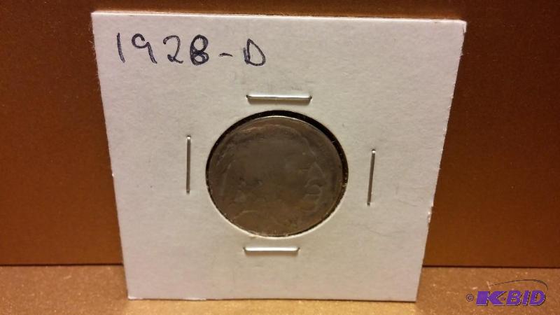 1928-D BUFFALO NICKEL...