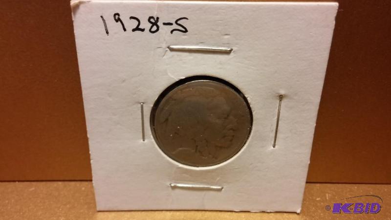 1928-S BUFFALO NICKEL...
