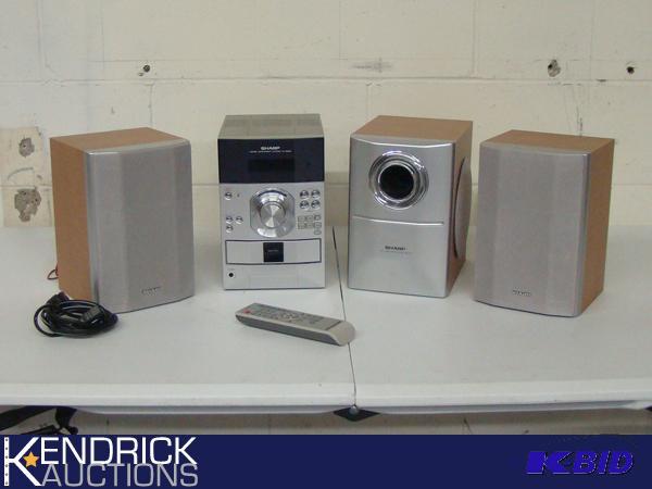 lot 12 image: Sharp Micro Component Stereo System XL-ES50