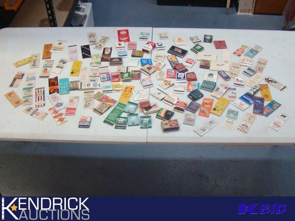 lot 19 image: Lot of Collectible Vintage Matchbooks, and Matchbook Covers