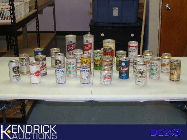 lot 20 image: Lot of Vintage Beer Cans