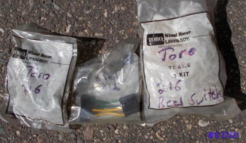Lot of Toro Model 216 Reel Switches and Pigta...