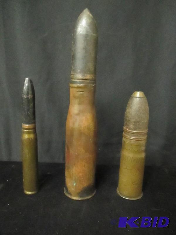 lot 00078 image: Antique Group of Large Military Shells