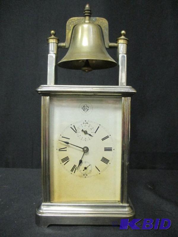 lot 19 image: Antique Gilbert Clock Co Alarm Clock