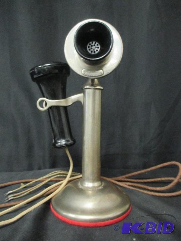 lot 43 image: Antique 1915 Western Electric Phone Nice Design