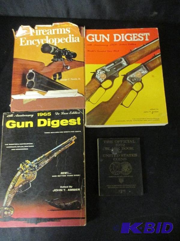 lot 55 image: Lot of Gun Digest Books and US Book of Coins