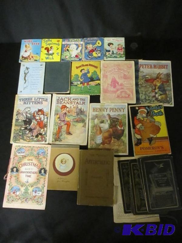 lot 64 image: Huge Lot of Vintage Childrens Books Sunday School Christmas