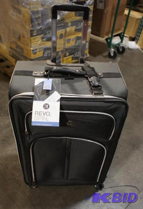 lot 13 image: New Revo-Spin Luggage Bag. MSRP $169. Dimensi...