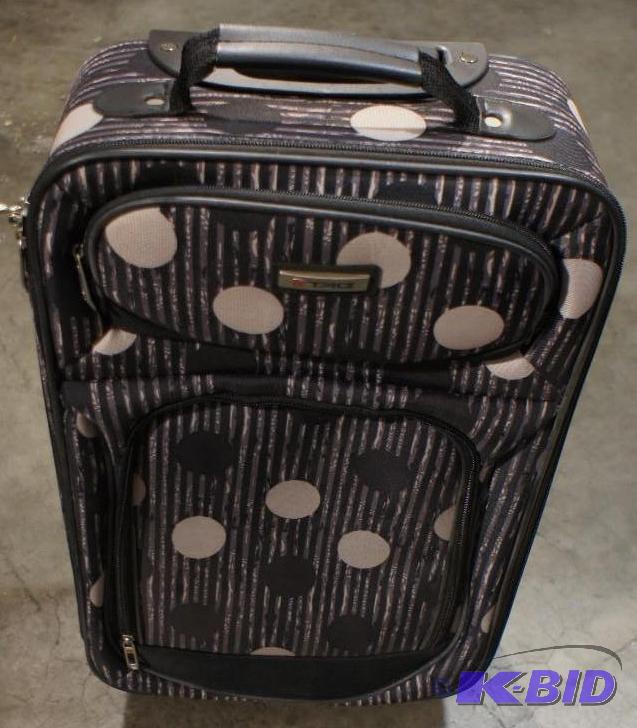 lot 3 image: New Tag 3pc Luggage Set. MSRP $199. Dimension...