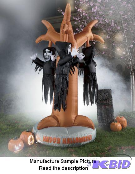 Rotating Grim Reaper Tree - Halloween creepin...