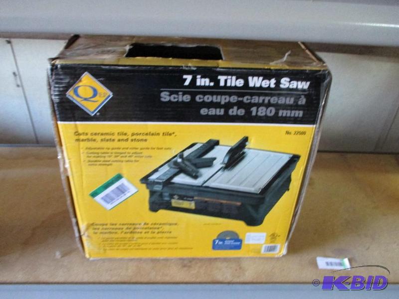 7 in tile saw...