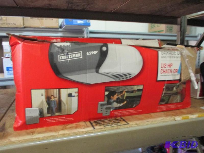 Craftsman 12 HP garage door opener, looks co...