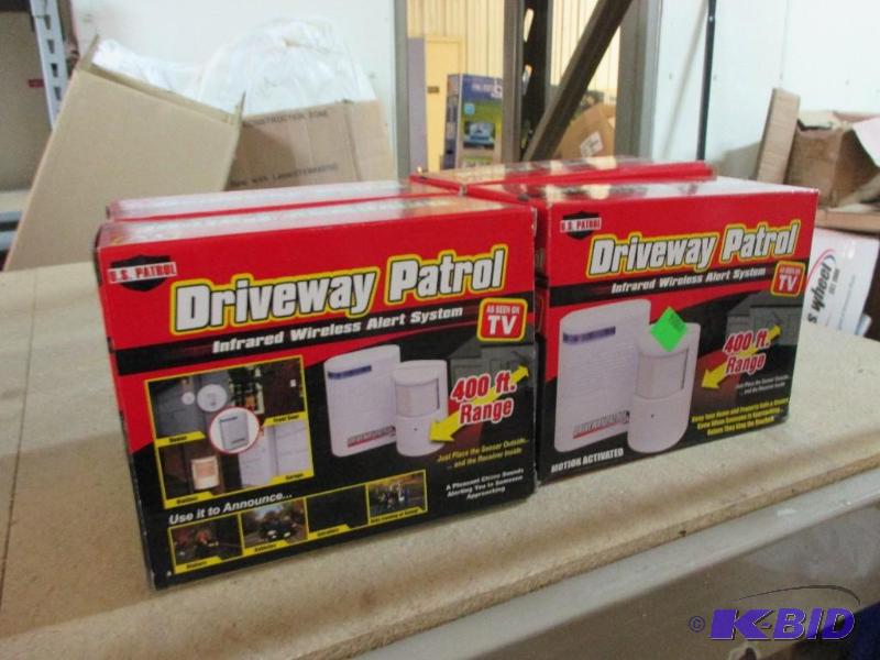 4 Driveway patrol boxes...