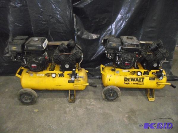 (2) Dewalt Air Compressors   For parts or rep...