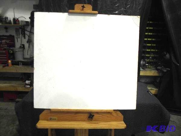 BEST Easel   Solid Oak  Comes with working bo...