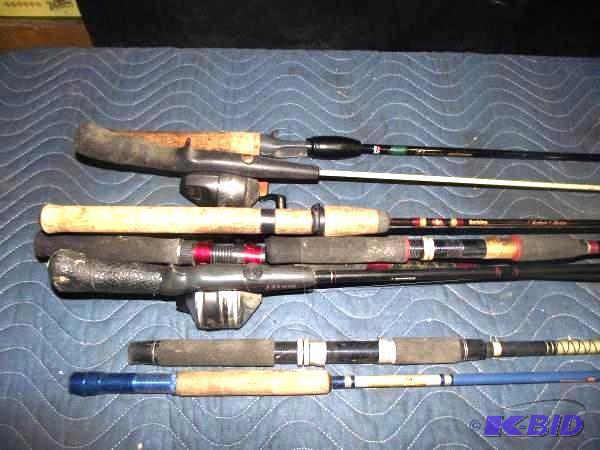 Lot of Fishing Rods and A Few Reals...