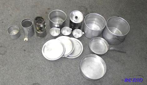 (16) Piece Camping Cooking Set   All pieces i...