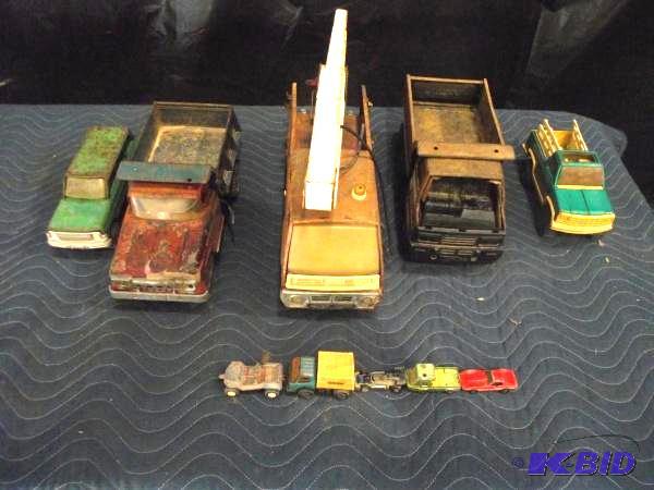 (10) Collectible Metal Trucks and Toys...
