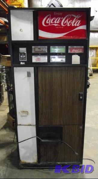 Coca-Cola Pop Machine   5 selection buttons  ...