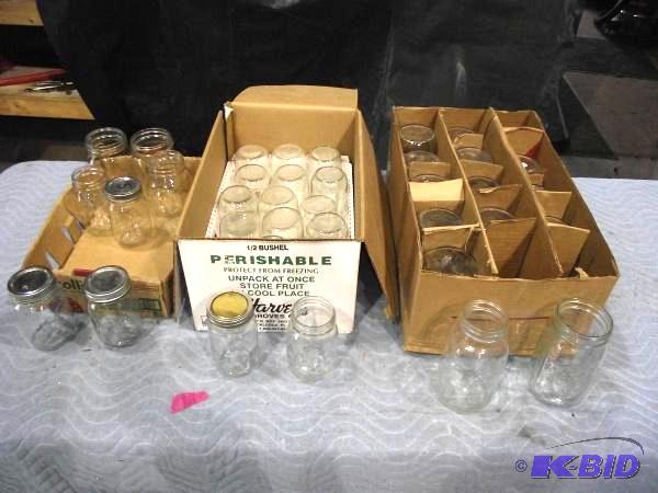Assortment of different canning jars   Arroun...