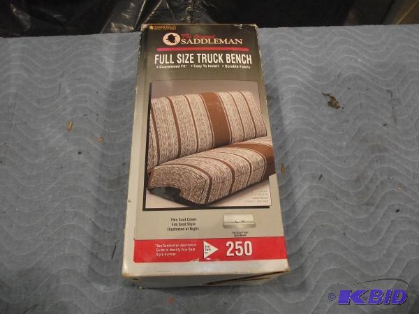 Seat cover for a full size bench seat   Appea...