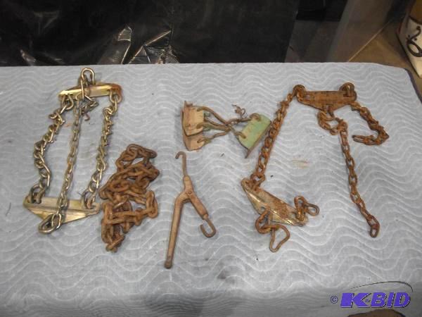 Assortment of chains and binder...