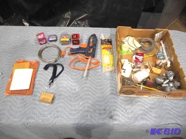 Misc Lot   Hot glue gun  Soldering supplies  ...