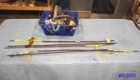 Misc Lot of Fence Post and Straps...
