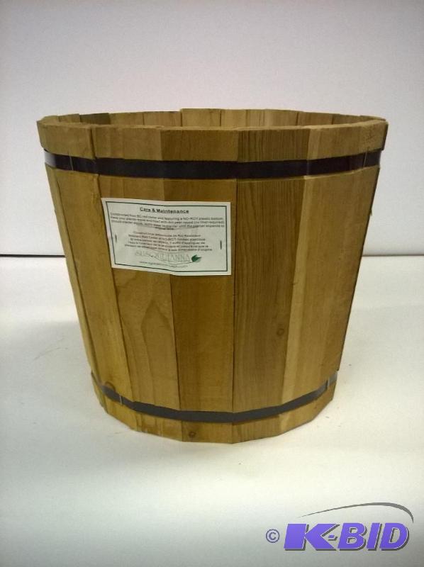 lot 36 image: Large Cedar Basket Planter
