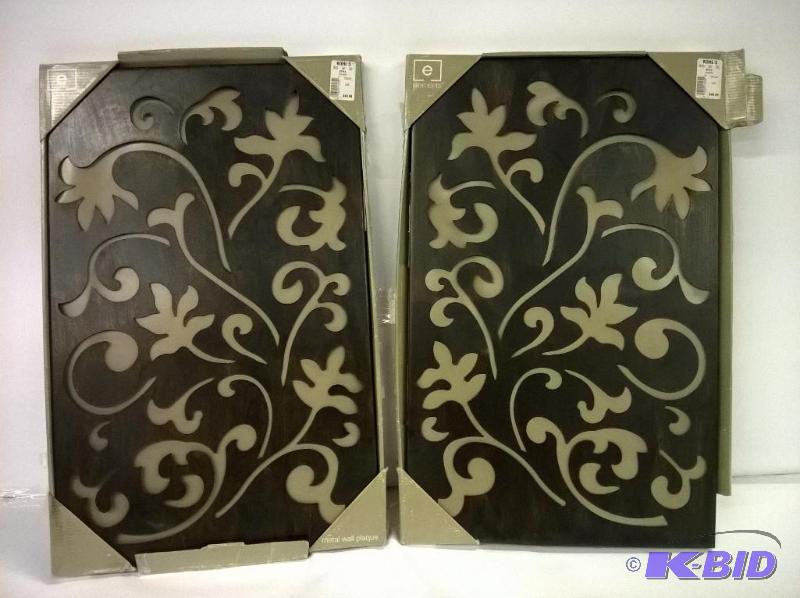 lot 39 image: Elements Decorative Wall Plaques