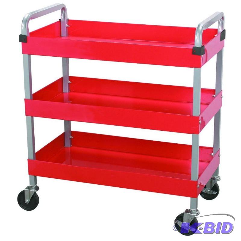 lot 41 image: Maxworks 40105 Three-Tray Service Cart