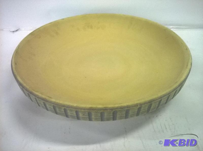 lot 63 image: Burley Clay Universal Birdbath Top, Spanish Moss
