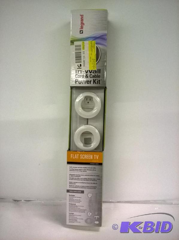 lot 70 image: Wiremold CMK70 Flat Screen Tv In-Wall Cord and Cable Kit