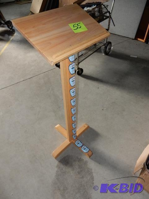 Maple Lecturn.. Take the stickers off for you...