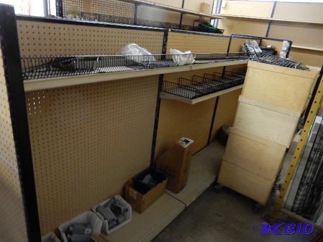 HUGE LOT of Store shelving.. See the pictures...