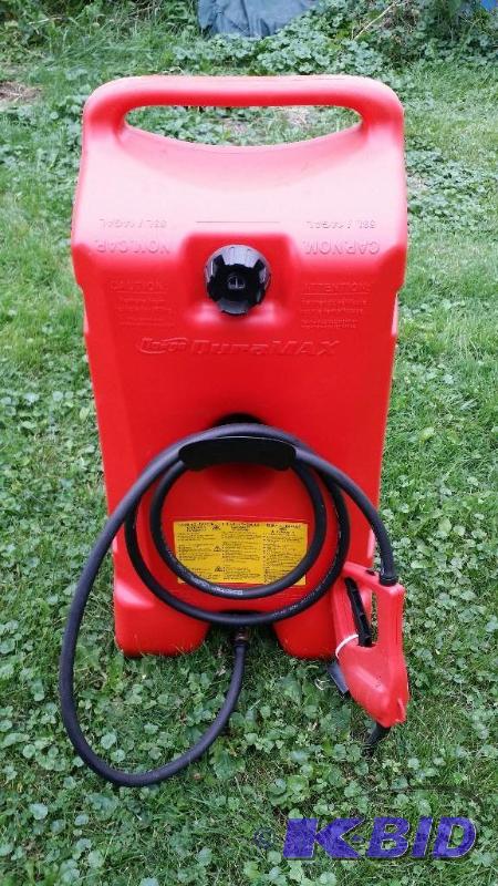 Gas pump on wheels, 14 gallon cap.&nbspused ...