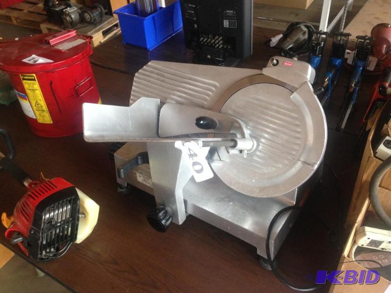 lot 140 image: Berkel deli meat slicer. Made in Italy. NSF s...