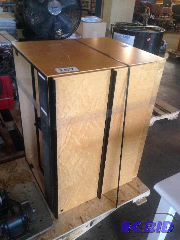 lot 167 image: 2 drawer filing cabinet (no top section)...