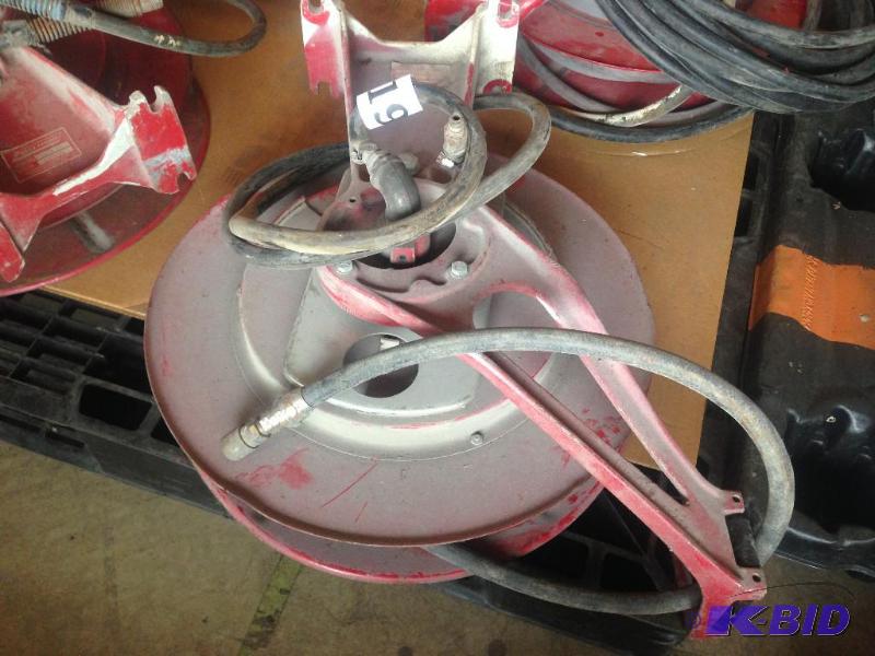 lot 219 image: Speedaire 2Z864 hose reel with hose....