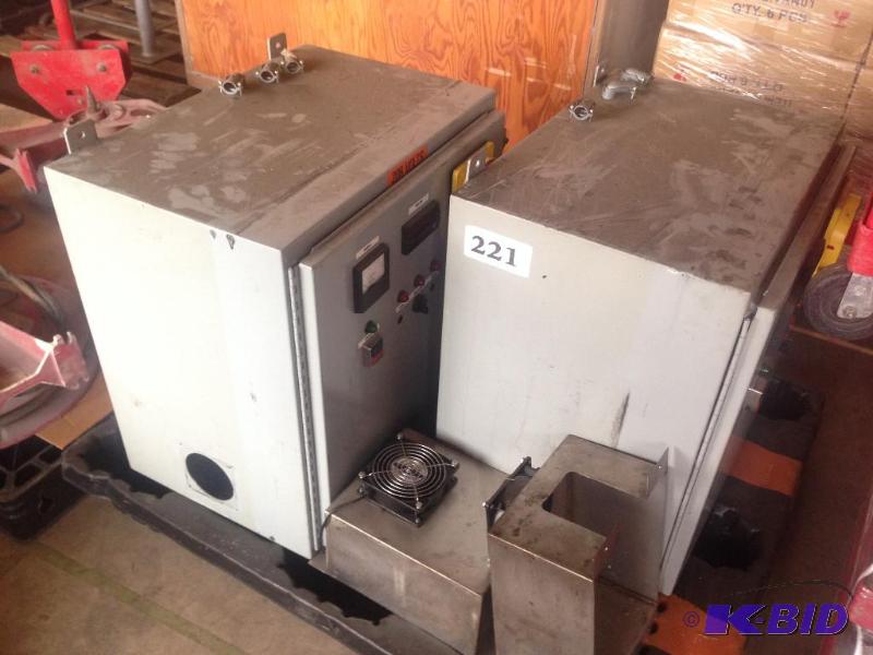 lot 221 image: Pallet lot of misc electrical boxes....