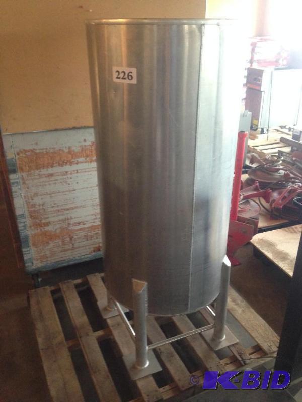 lot 226 image: Stainless holding tank....