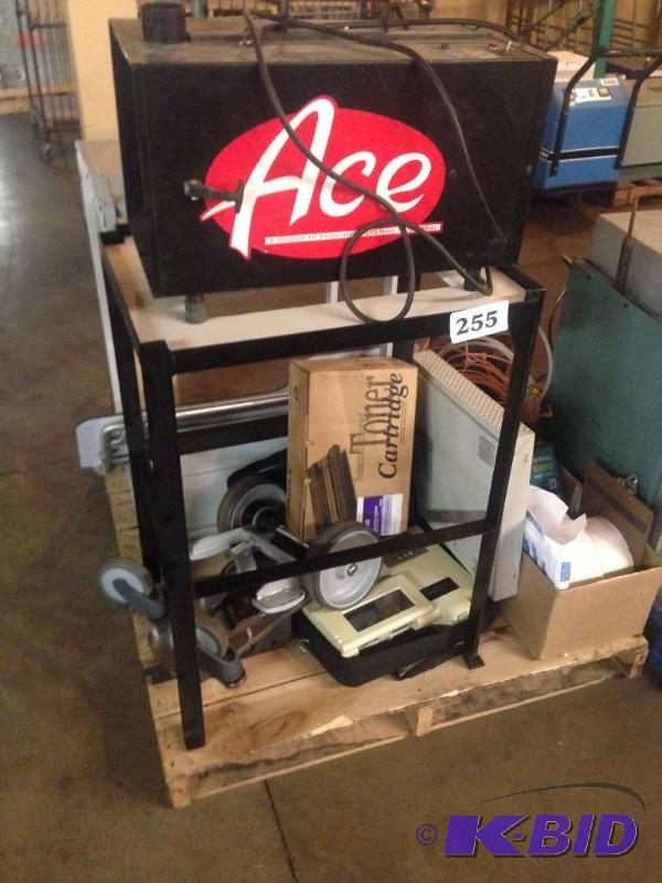 lot 255 image: Pallet lot of misc electrical, aluminum scrap...