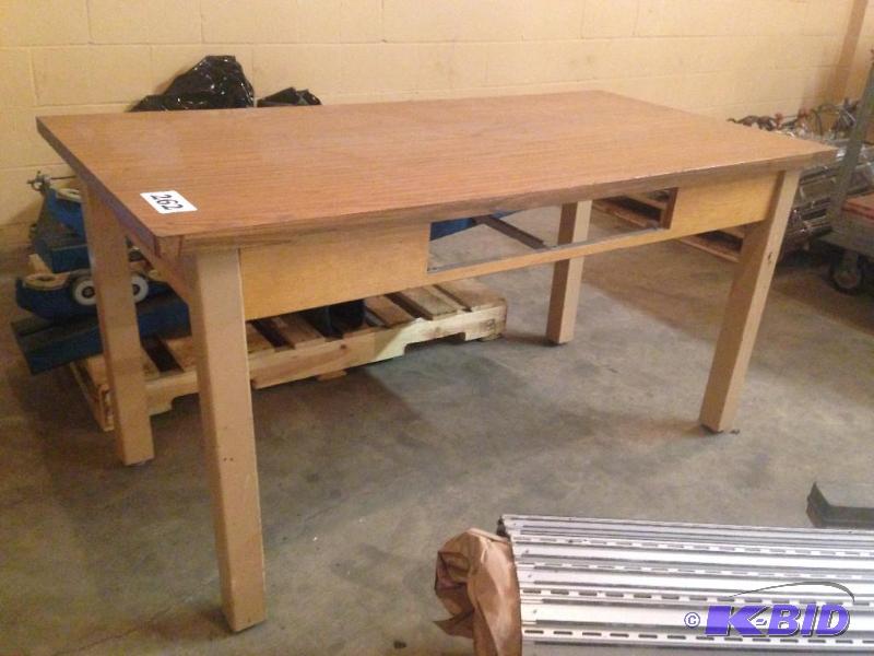 lot 262 image: work table....