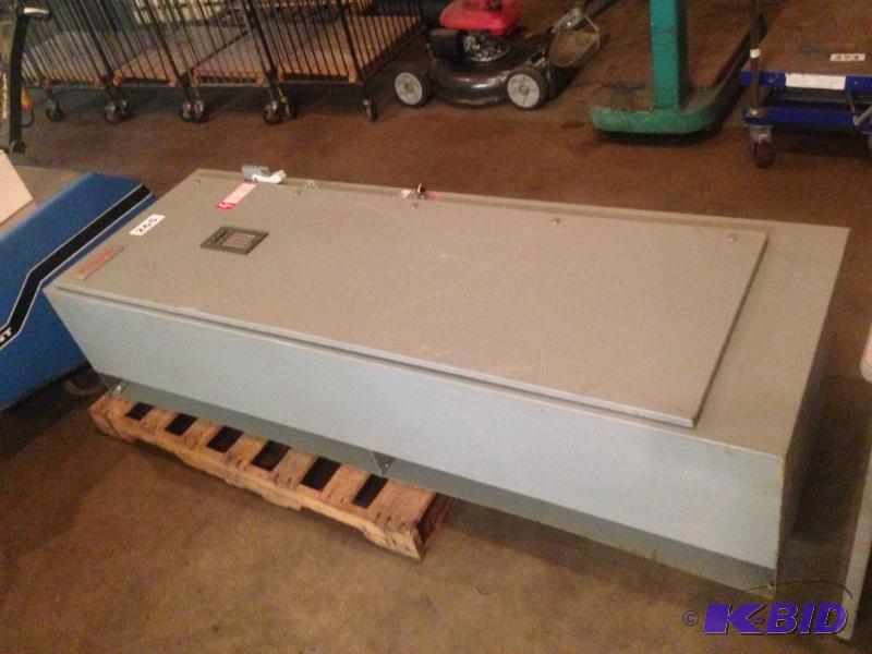 lot 265 image: Tall electrical cabinet  controller....