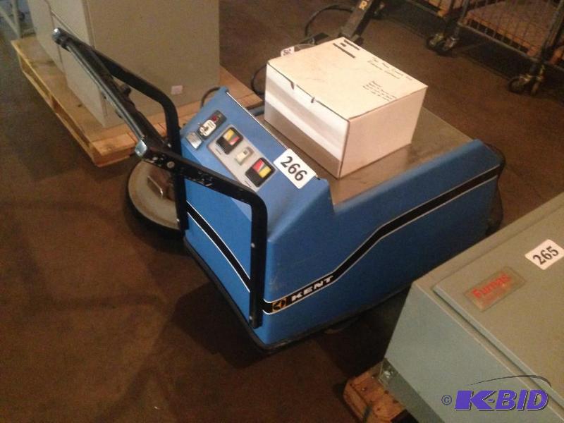 lot 266 image: Kent floor scrubber. Does not currently power...