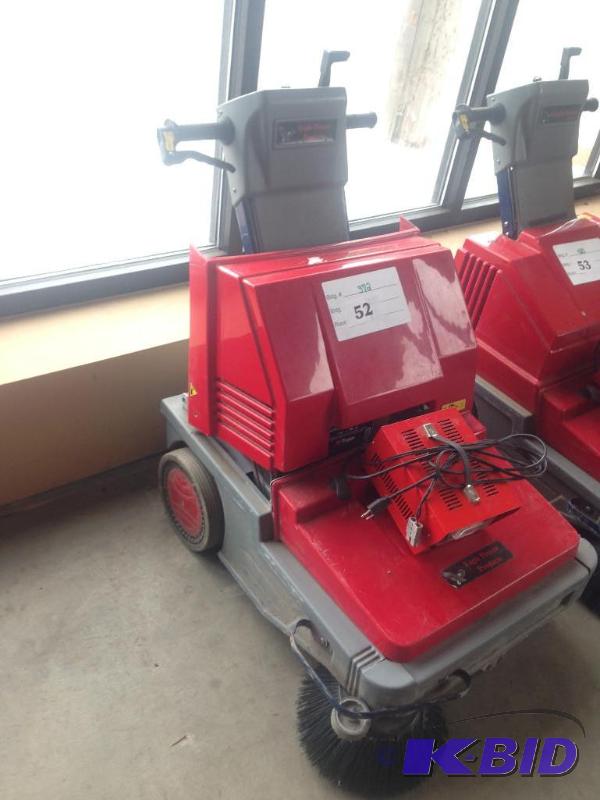 lot 52 image: Eagle powered floor sweeper. Comes with charg...