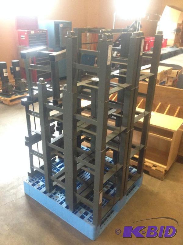 lot 88 image: Pallet lot of steel Mini Module stands....